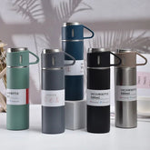 500ML Stainless Steel Vacuum Flask Gift Set Office Business Style Thermos Bottle Outdoor Hot Water Thermal Insulation Couple Cup - Reboot Athletic Power – Santé, Sport et Récupération à domicile