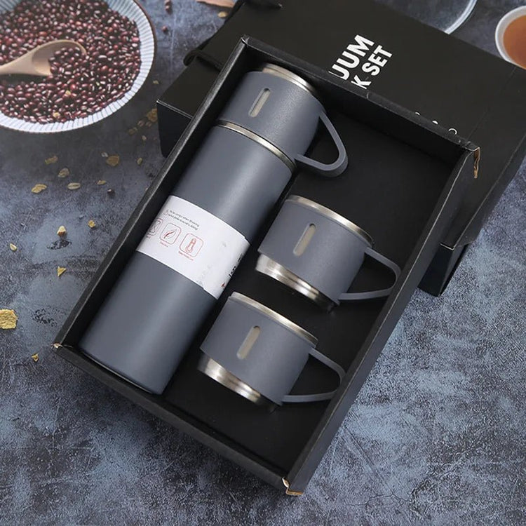 500ML Stainless Steel Vacuum Flask Gift Set Office Business Style Thermos Bottle Outdoor Hot Water Thermal Insulation Have Gift - Reboot Athletic Power – Santé, Sport et Récupération à domicile