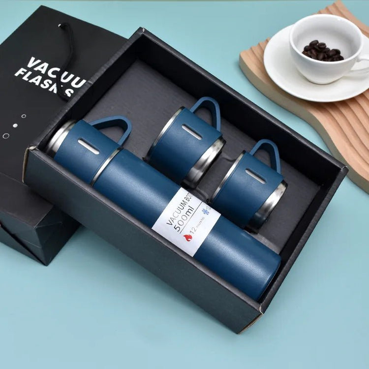 500ML Stainless Steel Vacuum Flask Gift Set Office Business Style Thermos Bottle Outdoor Hot Water Thermal Insulation Have Gift - Reboot Athletic Power – Santé, Sport et Récupération à domicile