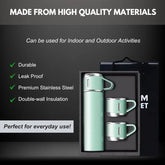 500ML Stainless Steel Vacuum Flask Gift Set Office Business Style Thermos Bottle Outdoor Hot Water Thermal Insulation Have Gift - Reboot Athletic Power – Santé, Sport et Récupération à domicile