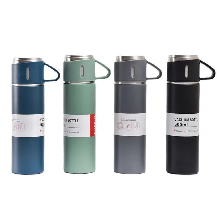 500ML Stainless Steel Vacuum Flask Gift Set Office Business Style Thermos Bottle Outdoor Hot Water Thermal Insulation Have Gift - Reboot Athletic Power – Santé, Sport et Récupération à domicile
