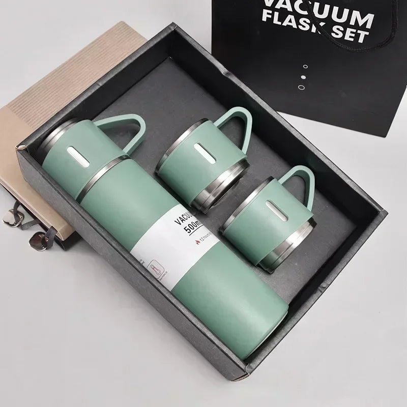 500ML Stainless Steel Vacuum Flask Office Business Style Gift Set Thermos Bottle Outdoor Hot Water Thermal Insulation Couple Cup - Reboot Athletic Power – Santé, Sport et Récupération à domicile