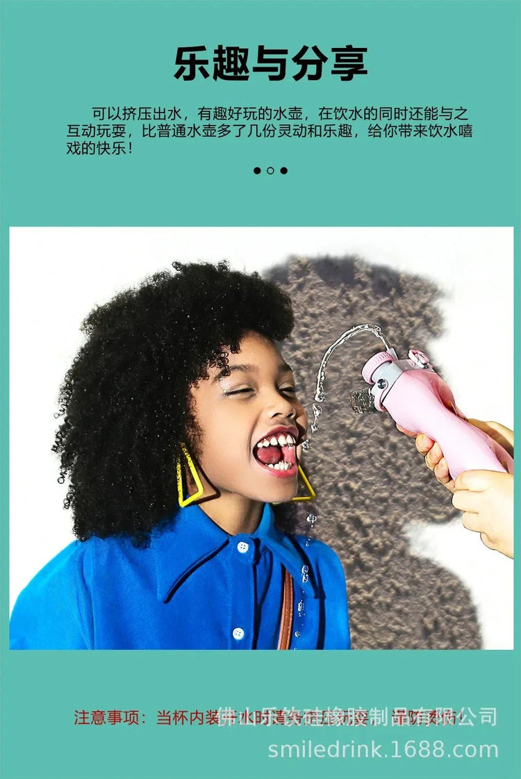 600ml Collapsible Sports Water Bottle Food - Grade Silicone Flip - Top Straw Cup with Handle for Outdoor Hiking Cycling Camping - Reboot Athletic Power – Santé, Sport et Récupération à domicile