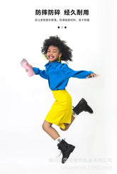 600ml Collapsible Sports Water Bottle Food - Grade Silicone Flip - Top Straw Cup with Handle for Outdoor Hiking Cycling Camping - Reboot Athletic Power – Santé, Sport et Récupération à domicile