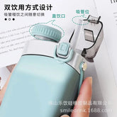 600ml Collapsible Sports Water Bottle Food - Grade Silicone Flip - Top Straw Cup with Handle for Outdoor Hiking Cycling Camping - Reboot Athletic Power – Santé, Sport et Récupération à domicile