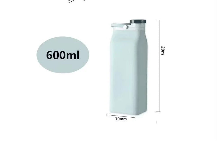 600ML Collapsible Water Bottles Cups Leakproof Valve Foldable Travel Silicone Water Bottle Cup for Gym Camping Hiking Sports - Reboot Athletic Power – Santé, Sport et Récupération à domicile