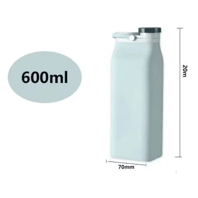 600ML Collapsible Water Bottles Cups Leakproof Valve Foldable Travel Silicone Water Bottle Cup for Gym Camping Hiking Sports - Reboot Athletic Power – Santé, Sport et Récupération à domicile