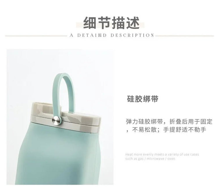 600ML Collapsible Water Bottles Cups Leakproof Valve Foldable Travel Silicone Water Bottle Cup for Gym Camping Hiking Sports - Reboot Athletic Power – Santé, Sport et Récupération à domicile