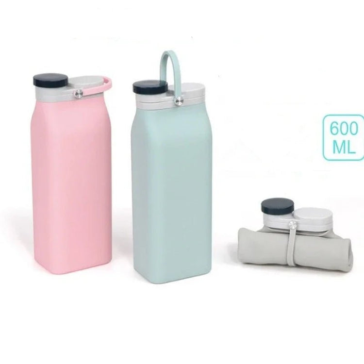 600ML Collapsible Water Bottles Cups Leakproof Valve Foldable Travel Silicone Water Bottle Cup for Gym Camping Hiking Sports - Reboot Athletic Power – Santé, Sport et Récupération à domicile