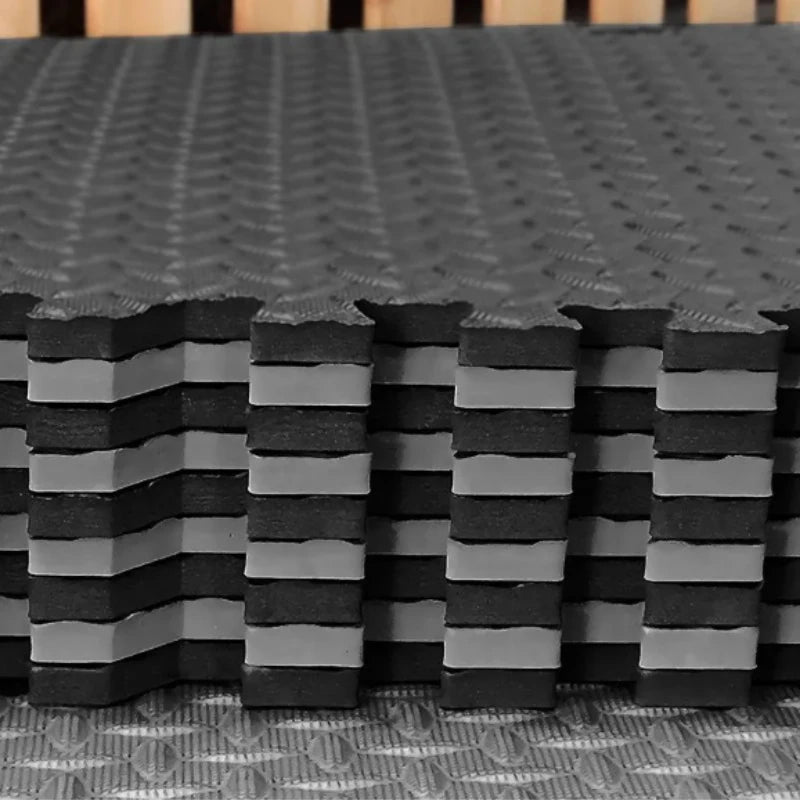 6/12 Piece Fitness Foam Mat Gym Floor Protection Interlocking Anti Skid Mats for Home Fitness Equipment Waterproof Fitness Mat - Reboot Athletic Power – Santé, Sport et Récupération à domicile