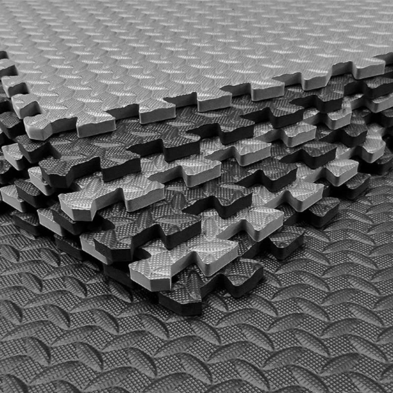 6/12 Piece Fitness Foam Mat Gym Floor Protection Interlocking Anti Skid Mats for Home Fitness Equipment Waterproof Fitness Mat - Reboot Athletic Power – Santé, Sport et Récupération à domicile