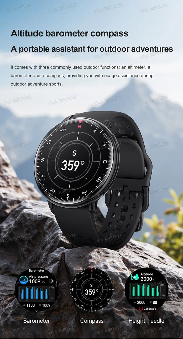 For Amazfit Active 2 GPS Smart Watch Men Women Ai GPT Amoled Waterproof Sport  SmartWatch Compass NFC BT Call Watches for