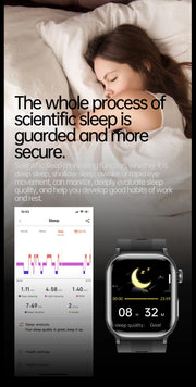 2025 New For XIAOMI Ultra Air Bag SmartWatch Men Blood Fat ECG+PPG Blood Pressure Broadcast NFC HD BT Call Health Bracelet Woman