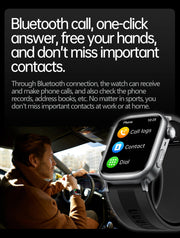 2025 New For XIAOMI Ultra Air Bag SmartWatch Men Blood Fat ECG+PPG Blood Pressure Broadcast NFC HD BT Call Health Bracelet Woman