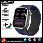 2025 New For XIAOMI Ultra Air Bag SmartWatch Men Blood Fat ECG+PPG Blood Pressure Broadcast NFC HD BT Call Health Bracelet Woman