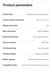 For Amazfit Active 2 GPS Smart Watch Men Women Ai GPT Amoled Waterproof Sport  SmartWatch Compass NFC BT Call Watches for