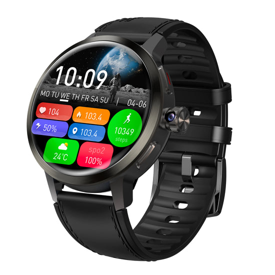 Latest DM82 4G Android Smart Watch 1.75-inch AMOLED Pull-out Rotating Camera GPS WIFI Call Smartwatch Update Of DM100 VS LEMFO