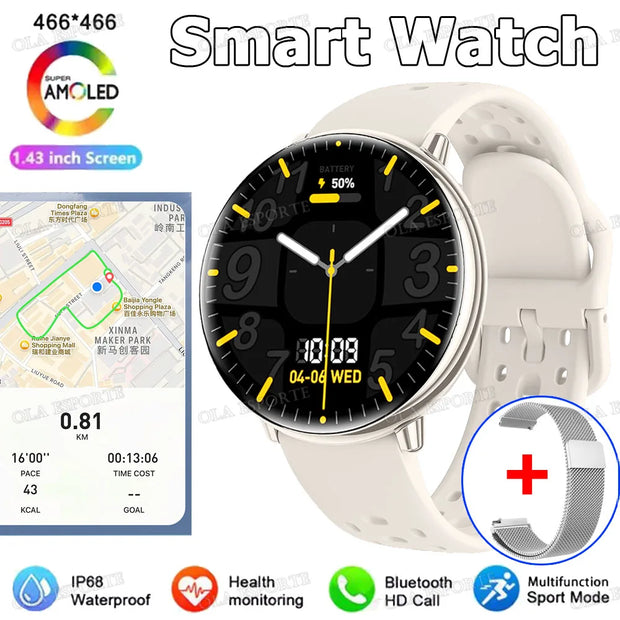 For Amazfit Active 2 GPS Smart Watch Men Women Ai GPT Amoled Waterproof Sport  SmartWatch Compass NFC BT Call Watches for