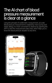 2025 New For XIAOMI Ultra Air Bag SmartWatch Men Blood Fat ECG+PPG Blood Pressure Broadcast NFC HD BT Call Health Bracelet Woman