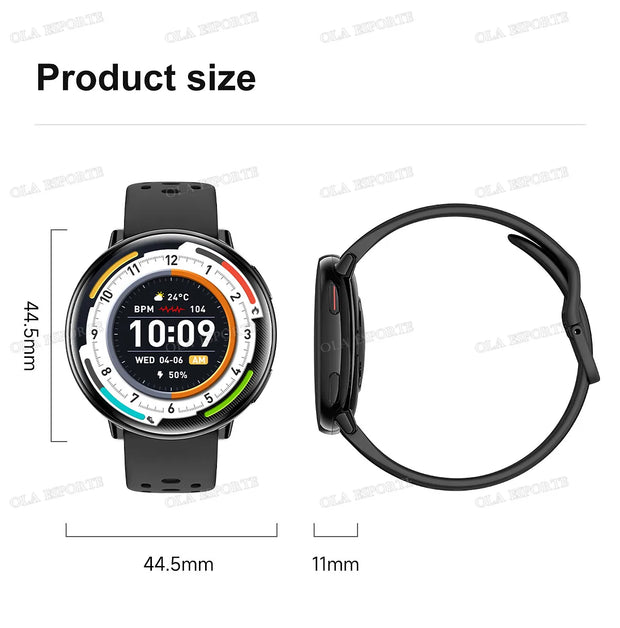For Amazfit Active 2 GPS Smart Watch Men Women Ai GPT Amoled Waterproof Sport  SmartWatch Compass NFC BT Call Watches for