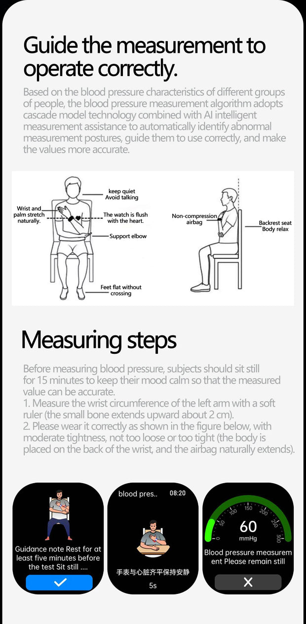 2025 New For XIAOMI Ultra Air Bag SmartWatch Men Blood Fat ECG+PPG Blood Pressure Broadcast NFC HD BT Call Health Bracelet Woman