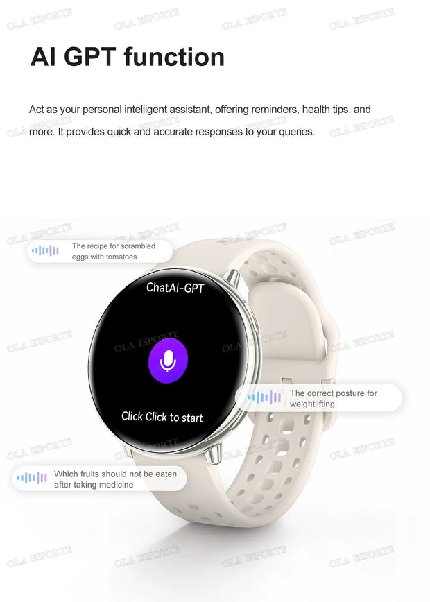 For Amazfit Active 2 GPS Smart Watch Men Women Ai GPT Amoled Waterproof Sport  SmartWatch Compass NFC BT Call Watches for