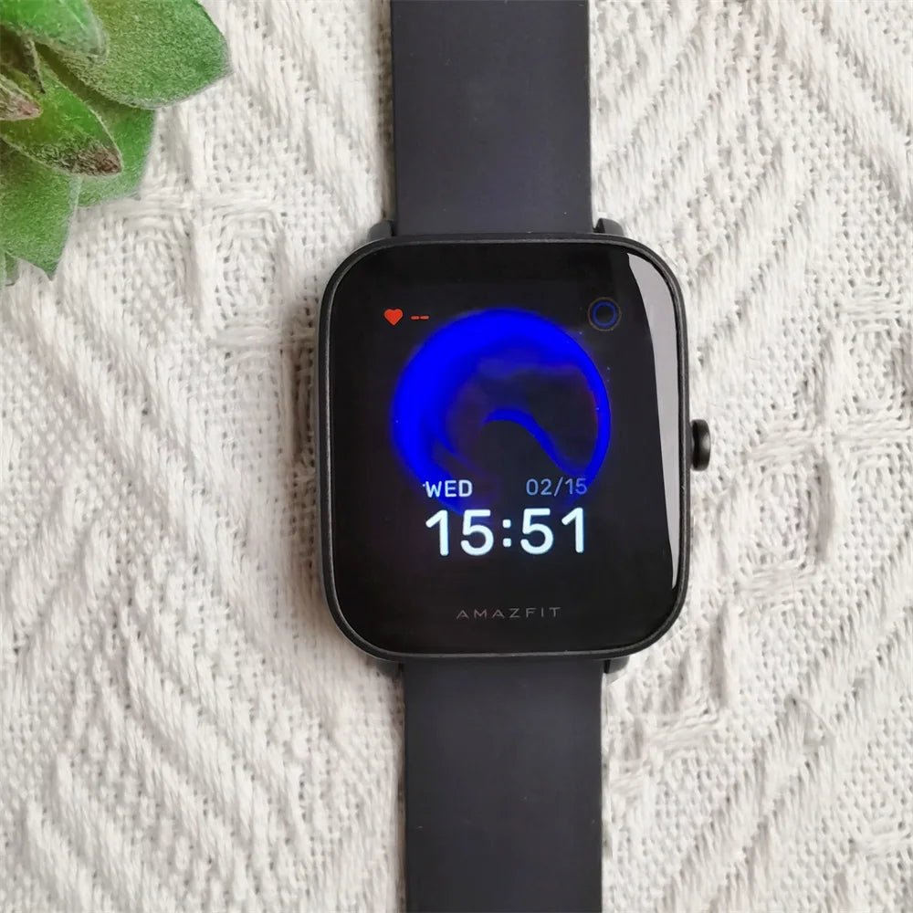 Amazfit Smartwatch BIP U Bluetooth 60 + Sports Mode 5ATM Waterproof Heart Rate Monitoring Sports Watch 95New Exhibition Watches - Reboot Athletic Power – Santé, Sport et Récupération à domicile