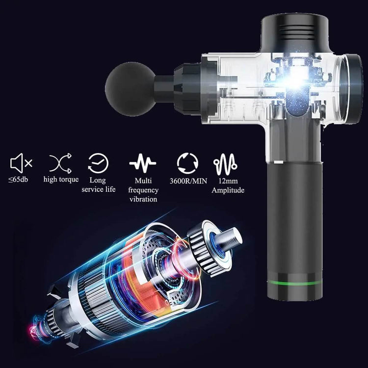 Body Muscle Massager Electric Vibrating Therapy Guns - Reboot Athletic Power – Santé, Sport et Récupération à domicile