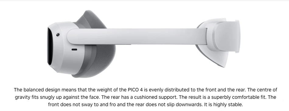 Casque de réalité virtuelle tout - en - un RC Pico 4 VR avec lunettes 3D et écran 4K+ pour le métavers et le streaming de jeux. - Reboot Athletic Power – Santé, Sport et Récupération à domicile