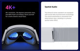 Casque de réalité virtuelle tout - en - un RC Pico 4 VR avec lunettes 3D et écran 4K+ pour le métavers et le streaming de jeux. - Reboot Athletic Power – Santé, Sport et Récupération à domicile