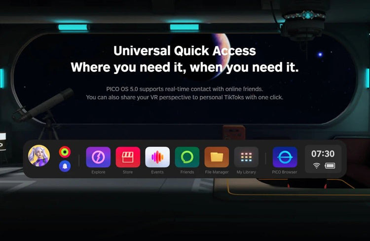 Casque de réalité virtuelle tout - en - un RC Pico 4 VR avec lunettes 3D et écran 4K+ pour le métavers et le streaming de jeux. - Reboot Athletic Power – Santé, Sport et Récupération à domicile