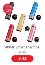 Chinese Style Thermo Bottle Cup Smart Temperature Display Potable Heat Hold Vacuum Flask For Thermos Mug Cups 500ML - Reboot Athletic Power – Santé, Sport et Récupération à domicile