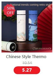 Chinese Style Thermo Bottle Cup Smart Temperature Display Potable Heat Hold Vacuum Flask For Thermos Mug Cups 500ML - Reboot Athletic Power – Santé, Sport et Récupération à domicile