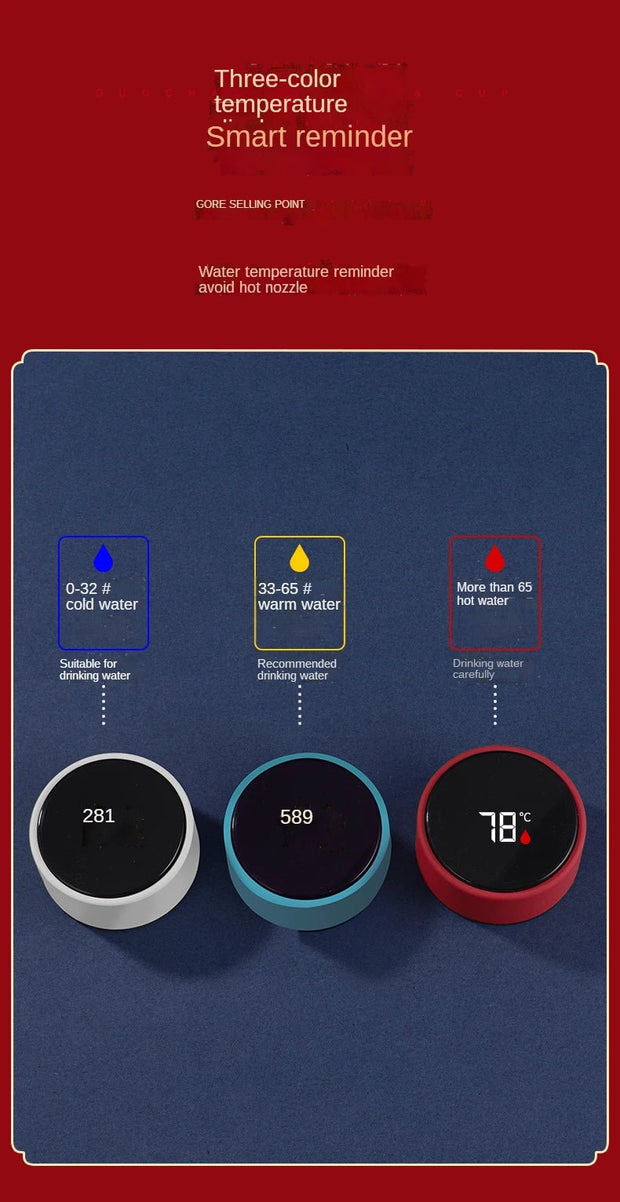 Chinese Style Thermo Bottle Cup Smart Temperature Display Potable Heat Hold Vacuum Flask For Thermos Mug Cups 500ML - Reboot Athletic Power – Santé, Sport et Récupération à domicile