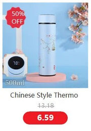 Chinese Style Thermo Bottle Cup Smart Temperature Display Potable Heat Hold Vacuum Flask For Thermos Mug Cups 500ML - Reboot Athletic Power – Santé, Sport et Récupération à domicile