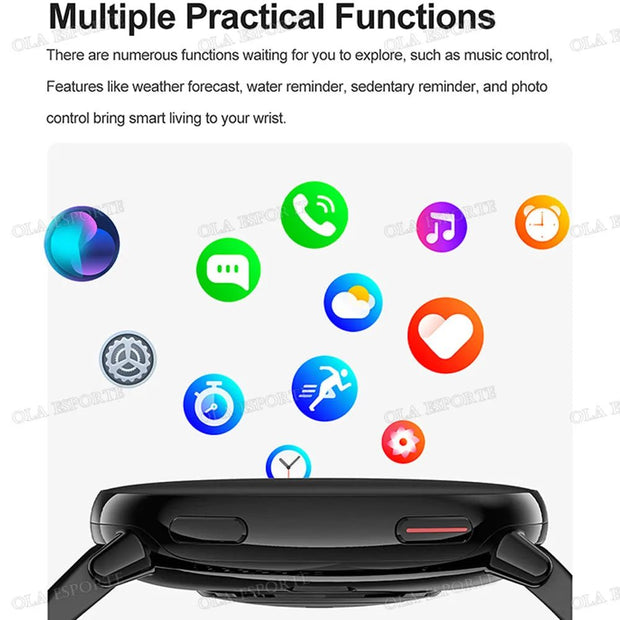 For Amazfit Active 2 GPS Smart Watch Men Women Ai GPT Amoled Waterproof Sport SmartWatch Compass NFC BT Call Watches for - Reboot Athletic Power – Santé, Sport et Récupération à domicile