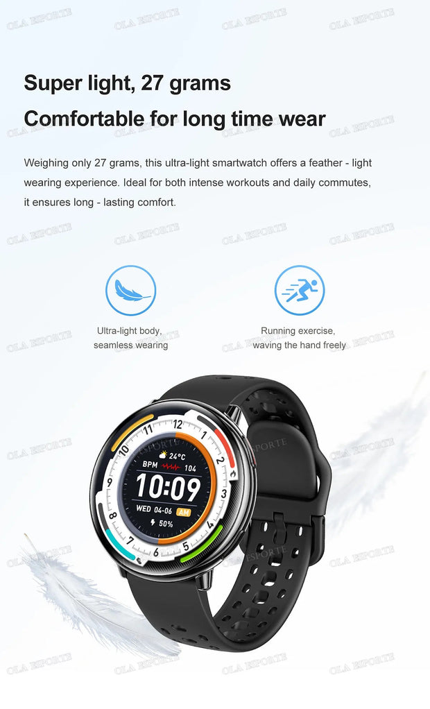 For Amazfit Active 2 GPS Smart Watch Men Women Ai GPT Amoled Waterproof Sport SmartWatch Compass NFC BT Call Watches for - Reboot Athletic Power – Santé, Sport et Récupération à domicile