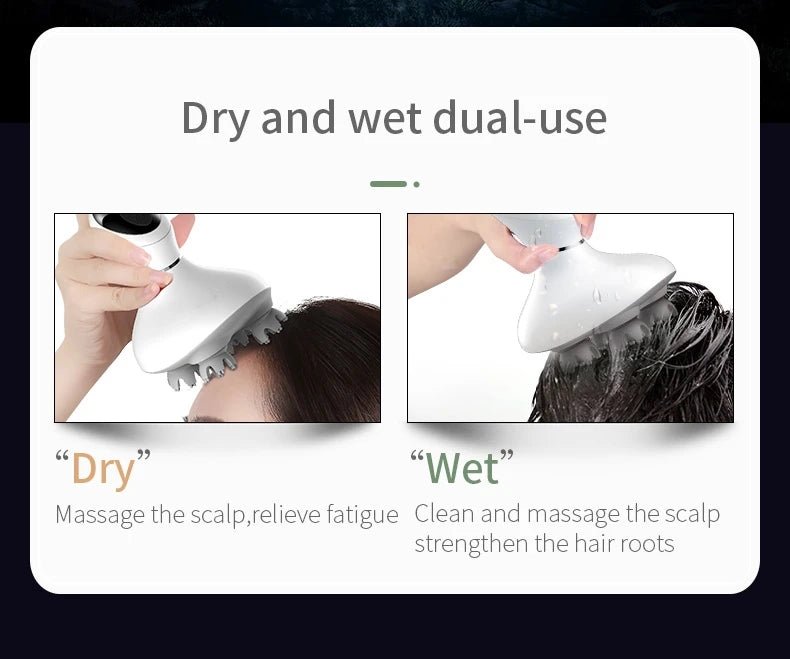Head Massager Scalp kneading Vibration Waterproof Electric Multifunctional Wireless Portable Dragon Claw Hand Cat Pet Massager - Reboot Athletic Power – Santé, Sport et Récupération à domicile