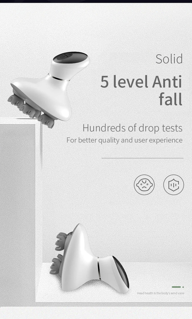 Head Massager Scalp kneading Vibration Waterproof Electric Multifunctional Wireless Portable Dragon Claw Hand Cat Pet Massager - Reboot Athletic Power – Santé, Sport et Récupération à domicile