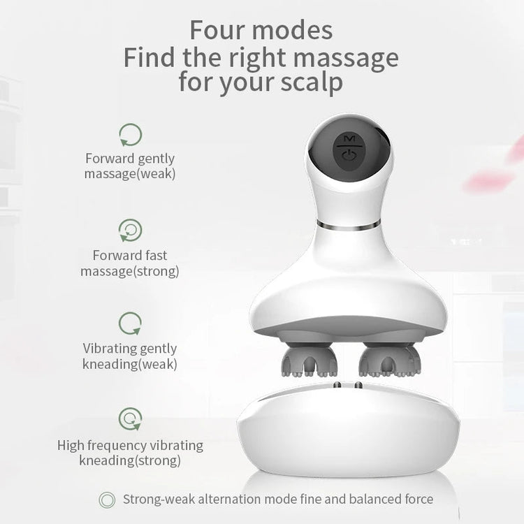Head Massager Scalp kneading Vibration Waterproof Electric Multifunctional Wireless Portable Dragon Claw Hand Cat Pet Massager - Reboot Athletic Power – Santé, Sport et Récupération à domicile