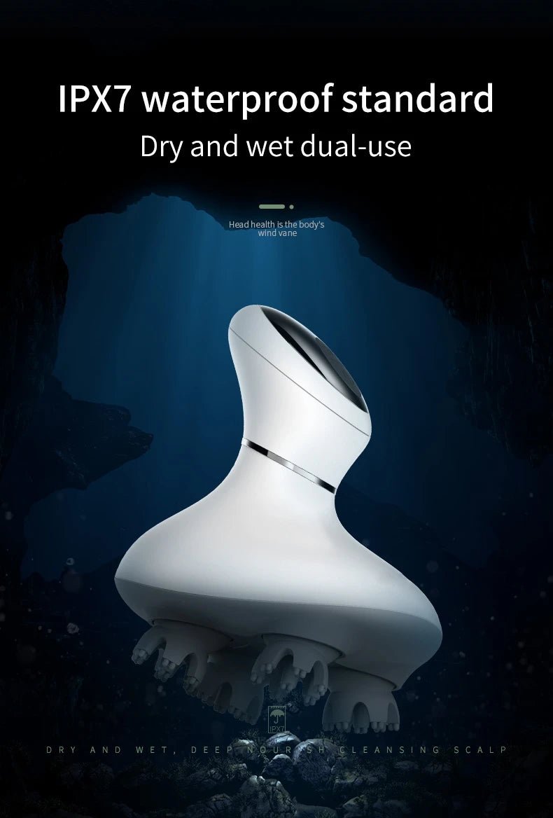 Head Massager Scalp kneading Vibration Waterproof Electric Multifunctional Wireless Portable Dragon Claw Hand Cat Pet Massager - Reboot Athletic Power – Santé, Sport et Récupération à domicile