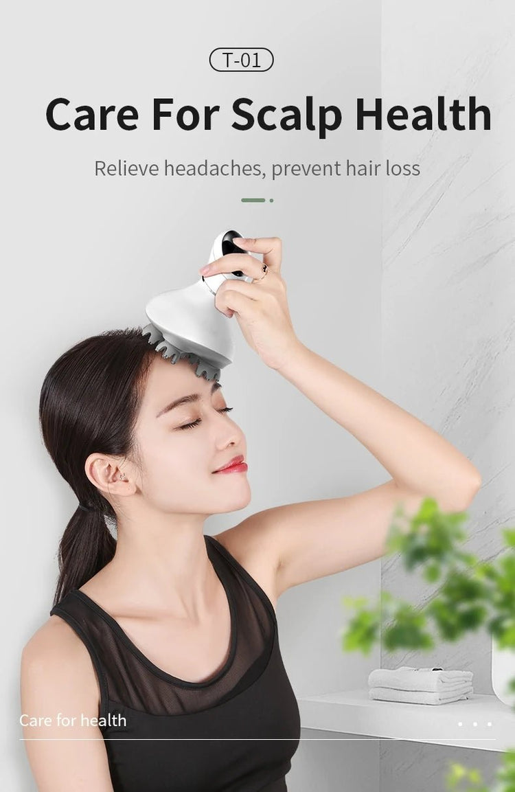 Head Massager Scalp kneading Vibration Waterproof Electric Multifunctional Wireless Portable Dragon Claw Hand Cat Pet Massager - Reboot Athletic Power – Santé, Sport et Récupération à domicile