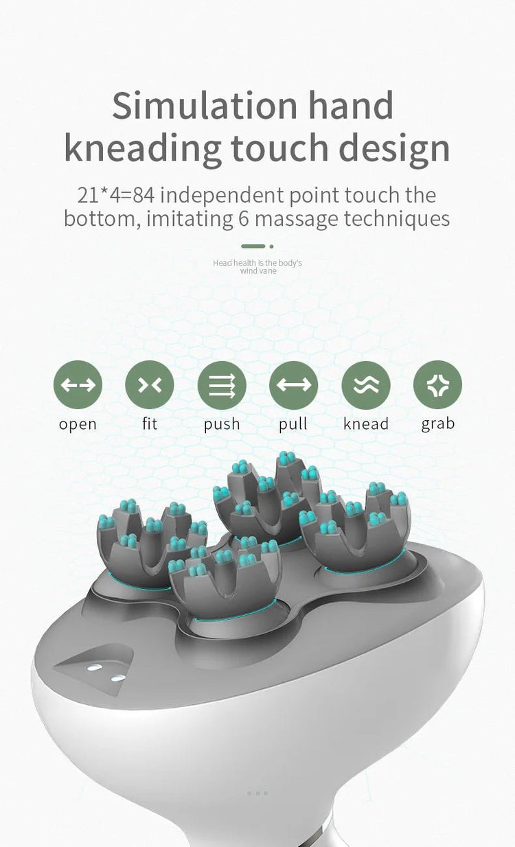 Head Massager Scalp kneading Vibration Waterproof Electric Multifunctional Wireless Portable Dragon Claw Hand Cat Pet Massager - Reboot Athletic Power – Santé, Sport et Récupération à domicile