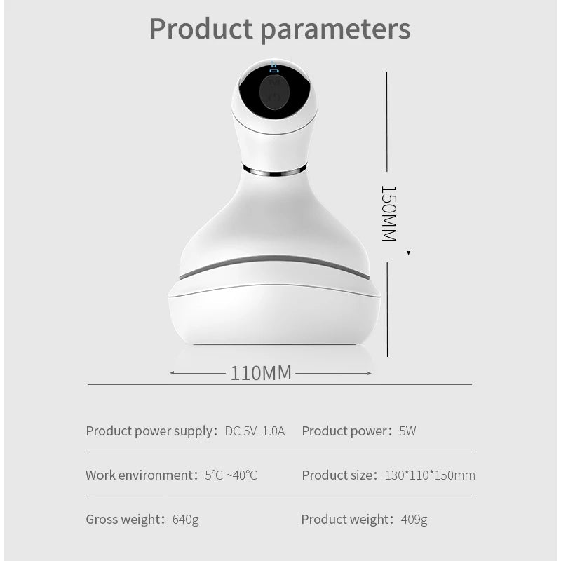 Head Massager Scalp kneading Vibration Waterproof Electric Multifunctional Wireless Portable Dragon Claw Hand Cat Pet Massager - Reboot Athletic Power – Santé, Sport et Récupération à domicile