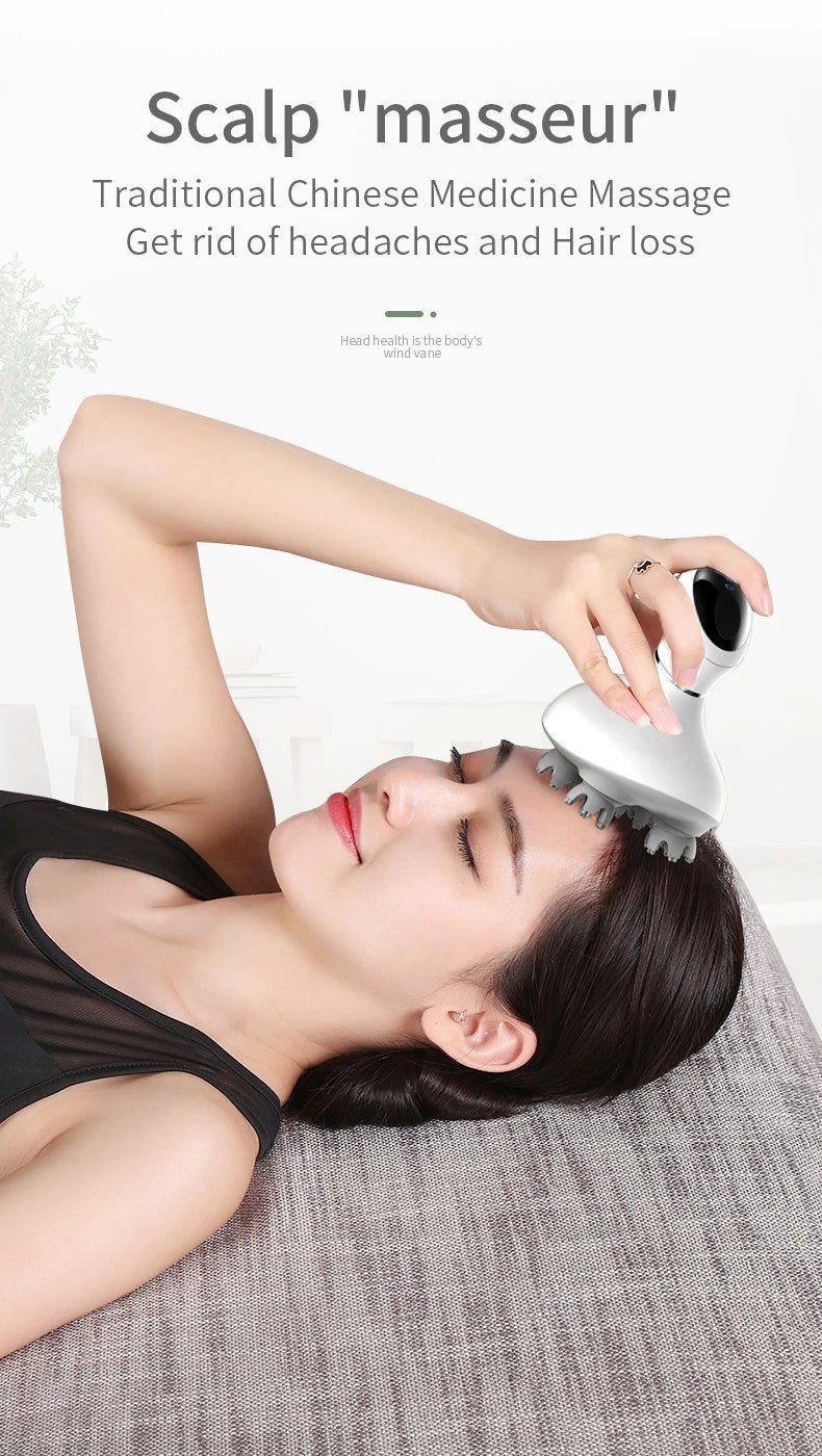 Head Massager Scalp kneading Vibration Waterproof Electric Multifunctional Wireless Portable Dragon Claw Hand Cat Pet Massager - Reboot Athletic Power – Santé, Sport et Récupération à domicile