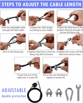 Home Fitness Pulley System – (Single Pulley with Long Pull Rod & 3 - Head Rope) - Reboot Athletic Power – Santé, Sport et Récupération à domicile