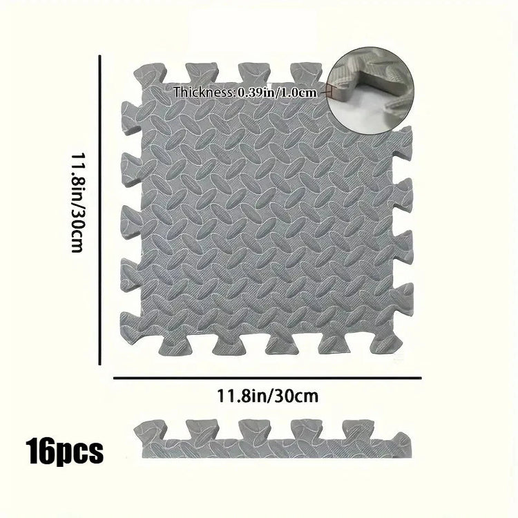 Interlocking Foam Floor Mats for Home Gym Workout Protective Puzzle Mat Tiles Waterproof EVA Padding 1/8/16Pcs - Reboot Athletic Power – Santé, Sport et Récupération à domicile