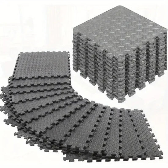 Interlocking Foam Floor Mats for Home Gym Workout Protective Puzzle Mat Tiles Waterproof EVA Padding 1/8/16Pcs - Reboot Athletic Power – Santé, Sport et Récupération à domicile