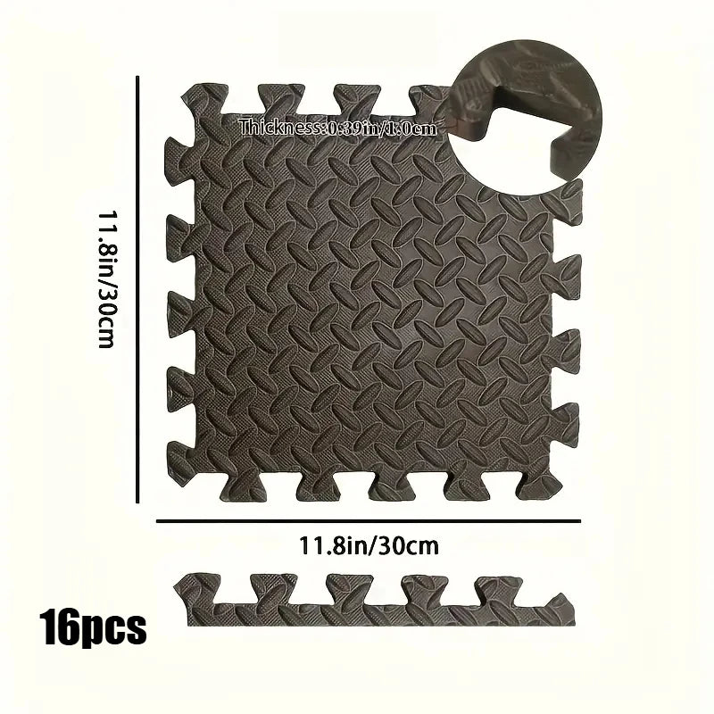 Interlocking Foam Floor Mats for Home Gym Workout Protective Puzzle Mat Tiles Waterproof EVA Padding 1/8/16Pcs - Reboot Athletic Power – Santé, Sport et Récupération à domicile