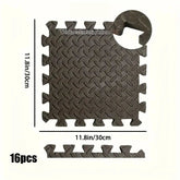 Interlocking Foam Floor Mats for Home Gym Workout Protective Puzzle Mat Tiles Waterproof EVA Padding 1/8/16Pcs - Reboot Athletic Power – Santé, Sport et Récupération à domicile